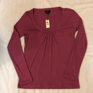 Mauve cotton shirt from Talbots